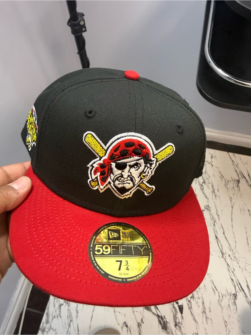 New Era 59fifty Pittsburgh Pirates Fitted with All-Star side patch size 7 3/4